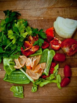 Verduras, comida saludable