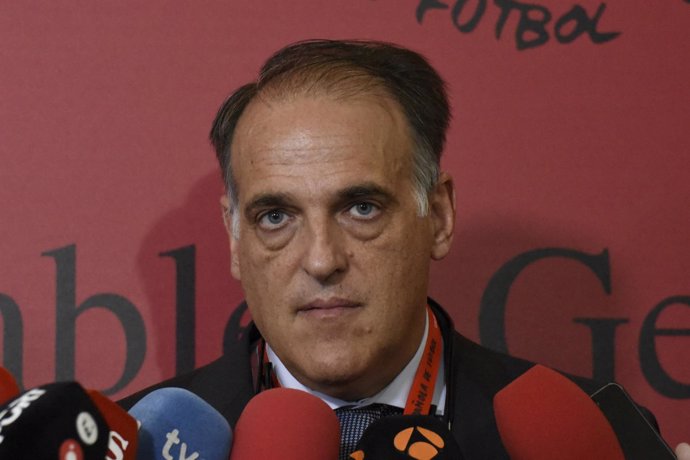 Javier Tebas, presidente de la Liga de Fútbol Profesional