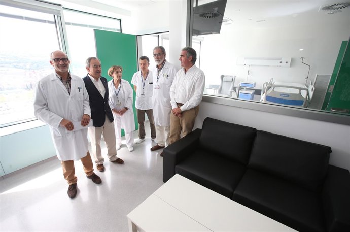 Habitación de aislamiento del HUCA para pacientes pediátricos