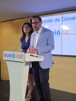 Ramon Espadaler y Montse Surroca, UDC