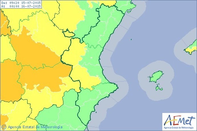 Predicción de este jueves 