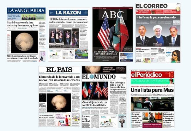 Portadas periñodicos