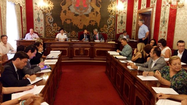 Primer pleno de la nueva Corporación tras su constitución el  pasado junio