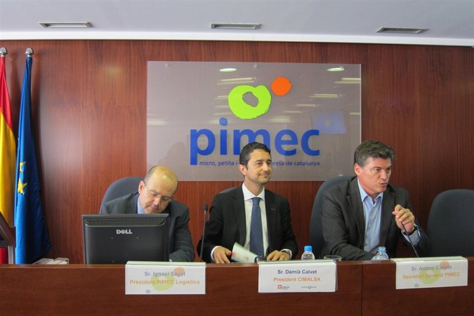 Ignasi Sayol, Damià Calvet y Antoni Cañete