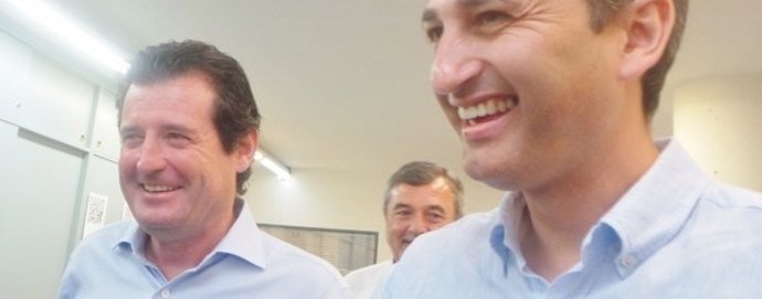 José Císcar y César Sánchez en uan imagen de archivo 