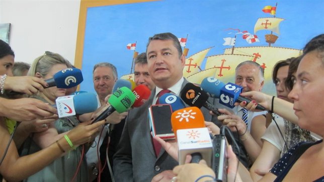 El delegado del Gobierno en Andalucía, Antonio Sanz.