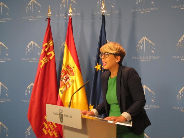 La portavoz del Gobierno regional, Noelia Arroyo