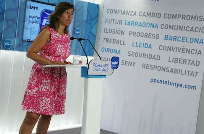 La presidenta del PP catalán, Alícia Sánchez-Camacho