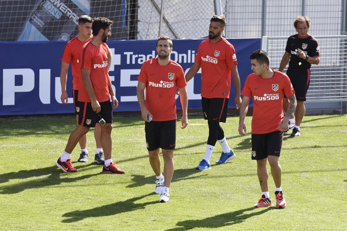Entrenamiento Atlético de madrid en el Cerro del Espino
