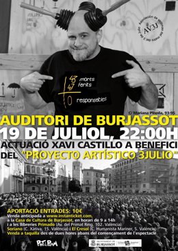 Xavi Castillo en el cartel de la actuación