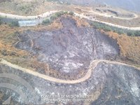 Incendios.- Extinguido el incendio en Ojén, que afecta a 2,8 hectáreas de matorral y arbolado disperso
