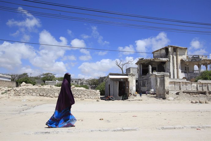 Mujer con Burka en Somalia