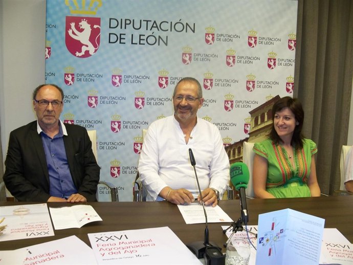 El alcalde durante la presentación de la Feria