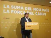Junqueras ensalza la "potencia" de la lista CDC-ERC y augura nuevos candidatos destacados