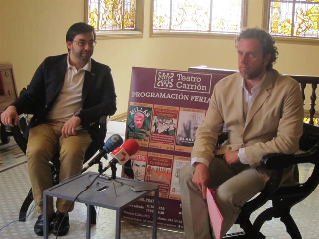 Ernesto Monsalve y Luis Muñoz en la presentación del programa