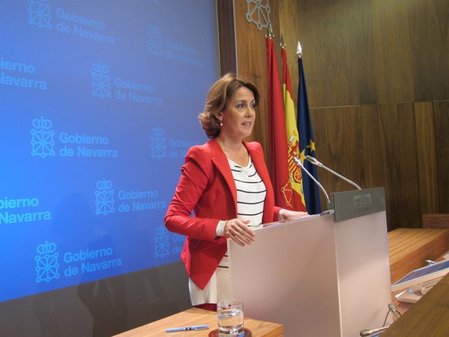 La presidenta del Gobierno de Navarra en funciones, Yolanda Barcina