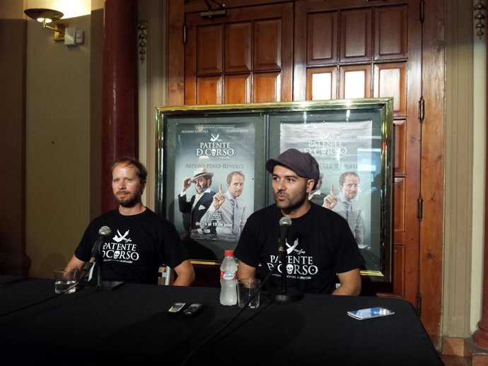 Alberto López y Alfonso Sánchez en el Teatro Olympia