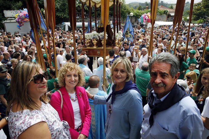 El presidente en la Virgen del Carmen