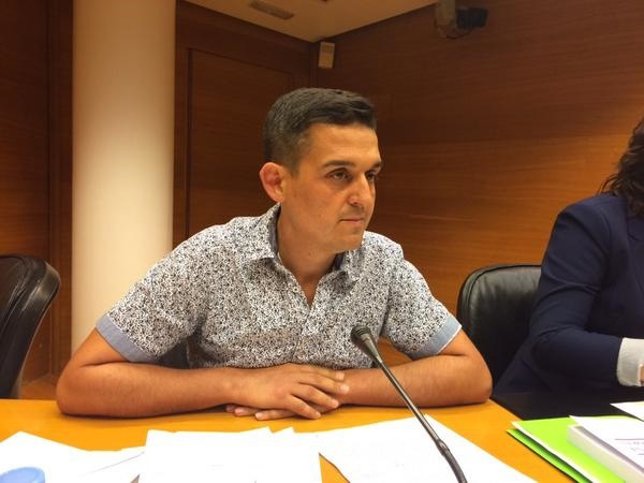 Carles Mulet en su comparecencia en las Corts