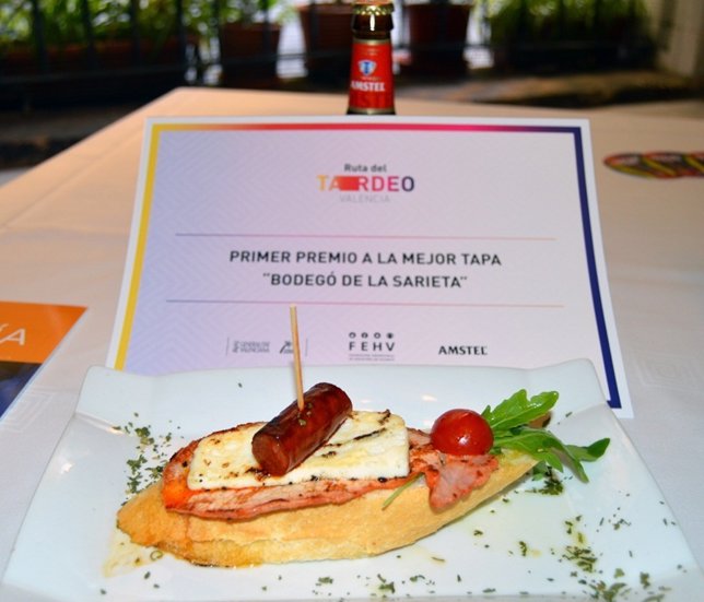 Primer Premio Tardeo Tapa (Bodego La Sarieta)