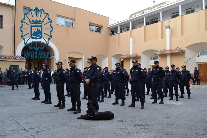 Presentación equipo goa policía local málaga armas detenciones intervenido