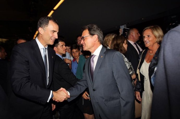 El Rey y Artur Mas, en una imagen de archivo.
