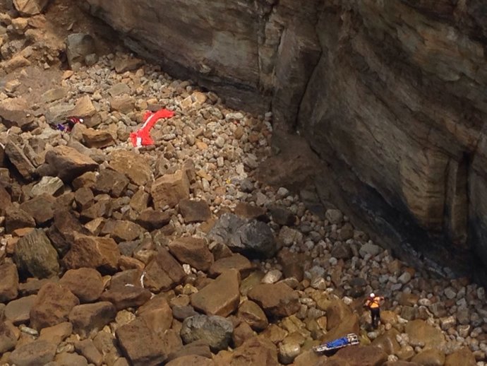 Rescate parapentista