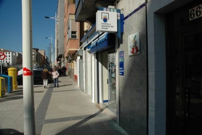 Administración de Lotería que ha repartido el premio