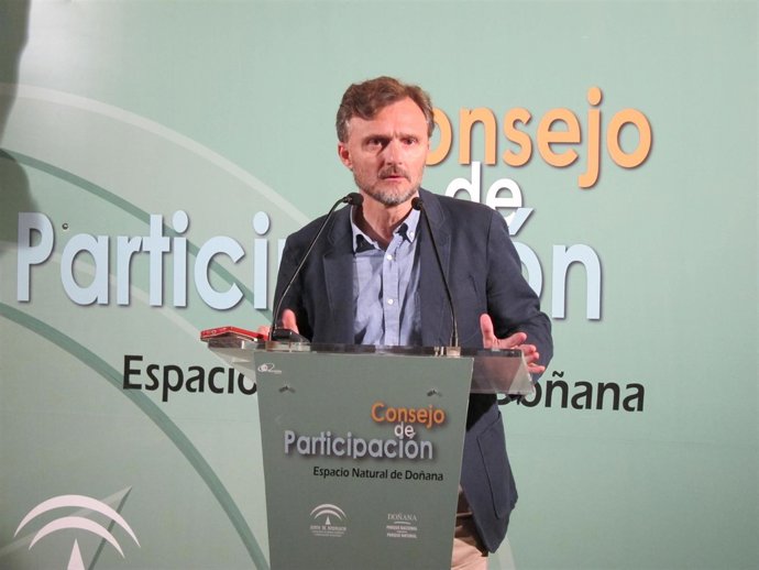El consejero de Medio Ambiente y Ordenación del Territorio, José Fiscal. 
