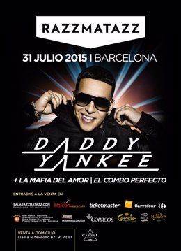 Daddy Yankee actuará en Razzmatazz el 31 de julio