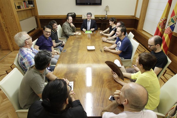 Guillén ha presidido la reunion este viernes en el Pignatelli