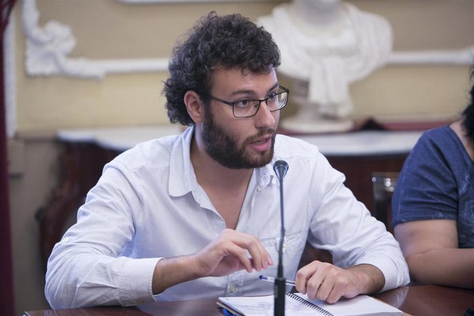 Adrián Martínez (PCSSP), concejal de Fiestas del Ayuntamiento de Cádiz