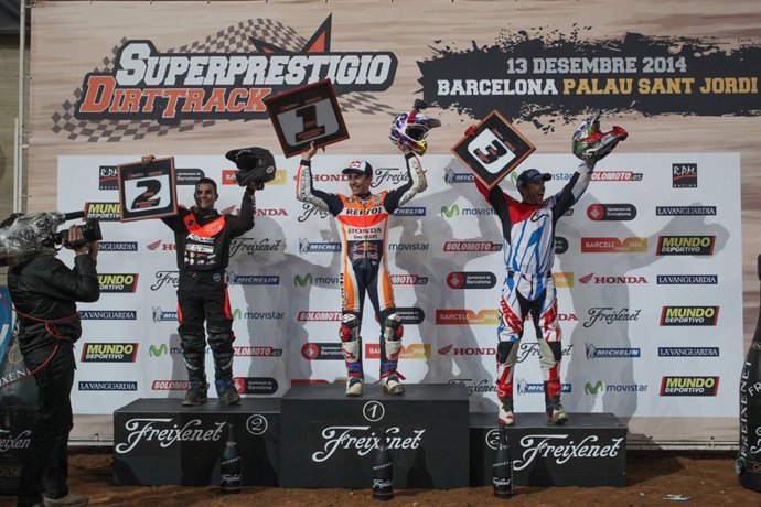 Marc Márquez campeón del Superprestigio Dirt Track de Barcelona