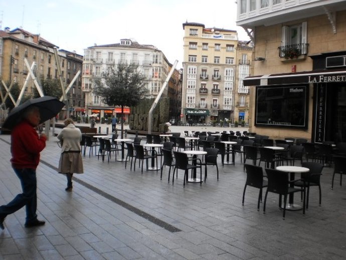 Lluvia en Vitoria     