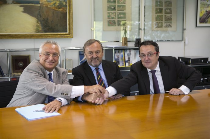 J.Mateu (RACC), F.Martin (ACM España) y J.Loscos (RACC)