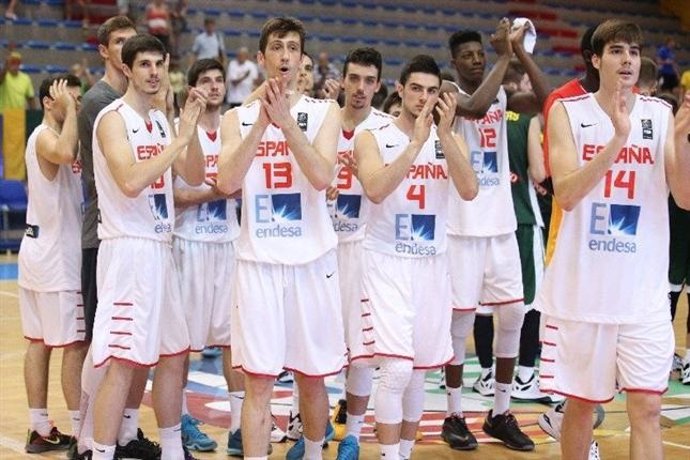 La selección española Sub-20 de baloncesto