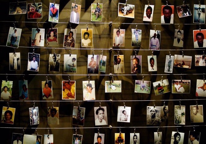 Fotografías de víctimas del Genocidio de Ruanda de 1994