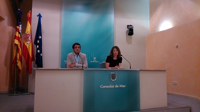 Iago Negueruela y Pilar Sansó