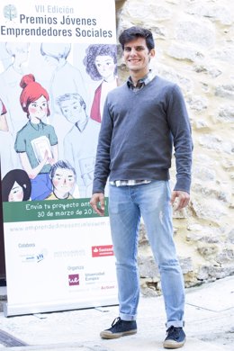 José Alfredo martín, uno de los ganadores de los premios Jóvenes Emprendedores 