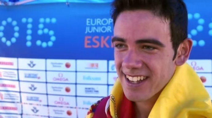 Diego García, campeón de Europa júnior de 10.000 marcha