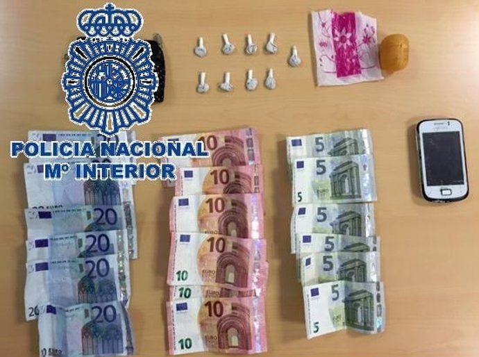 Policía droga desmantelado puntos de venta tráfico detenido
