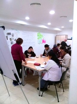 Taller personas inmigrantes Málaga Acoge balance 2014 