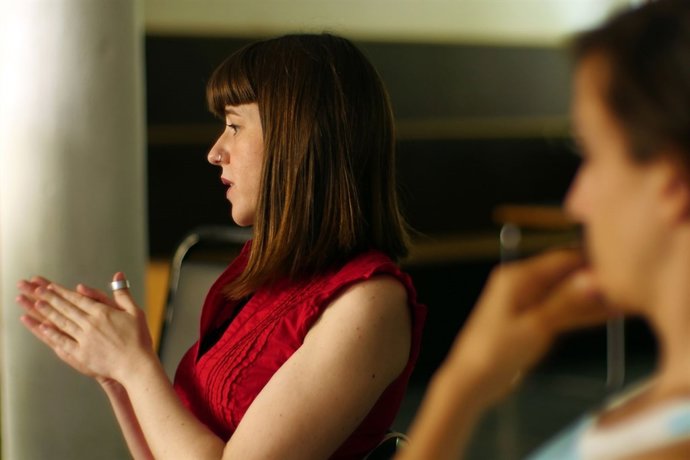 La parlamentaria andaluza de Podemos Lucía Ayala