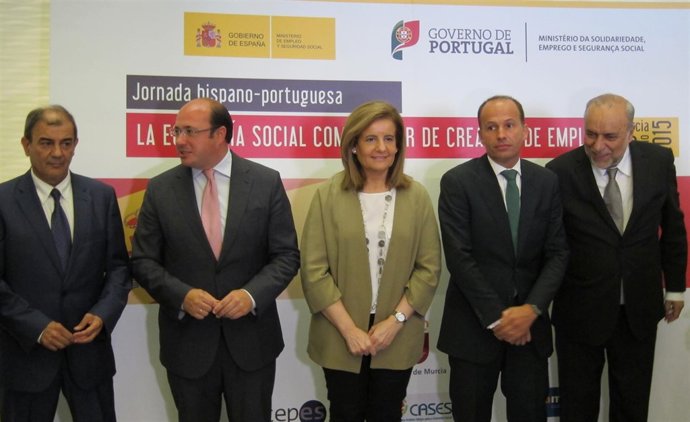 De izquierda a derecha, Pedreño, Sánchez, Báñez y Mota