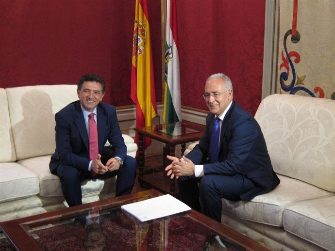 Cencieros, durante su encuentro con Carlos Cuevas