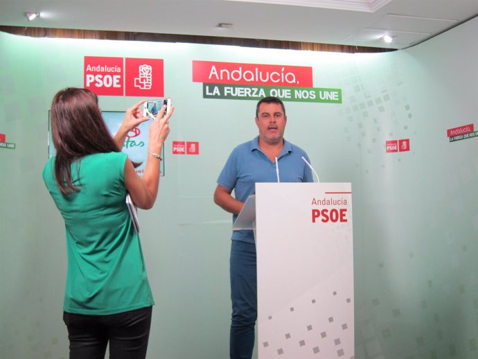 El secretario de Organización del PSOE de Huelva, Jesús Ferrera. 