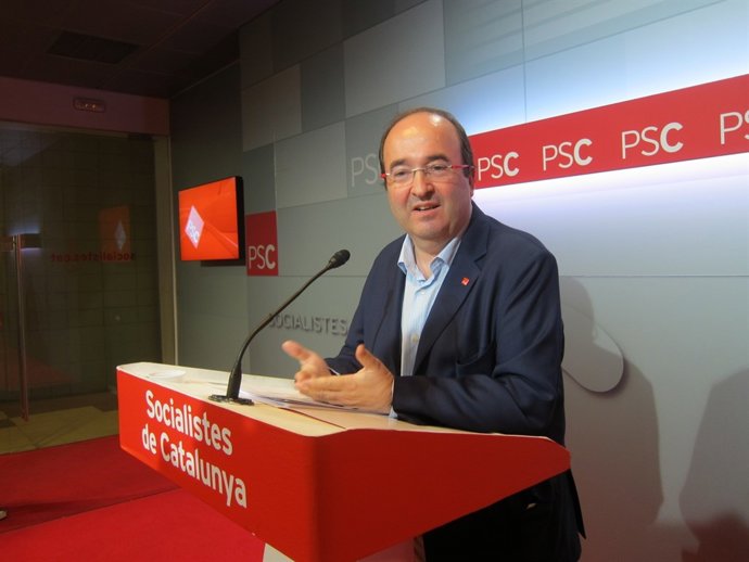El primer secretario del PSC, Miquel Iceta