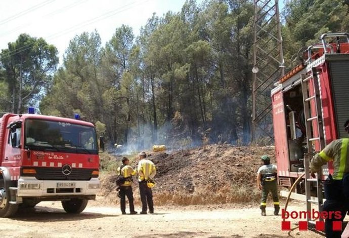 Incendio en Pallejà