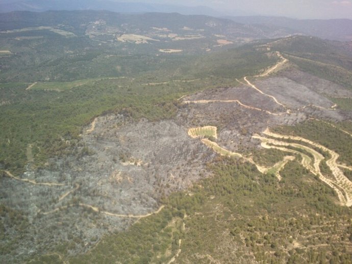 Incendio de El Grado de julio de 2015