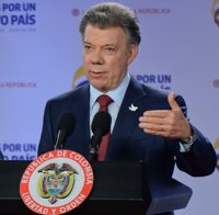 Santos hace un llamamiento a la unidad para lograr la paz en Colombia